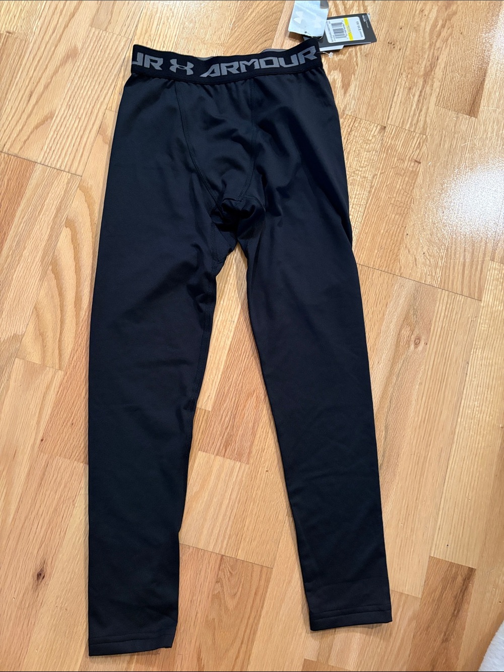 Under Armour ColdGear Kids Black Athletic Compression Leggings